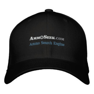 Casquette de logo AmmoSeek avec le texte du moteur
