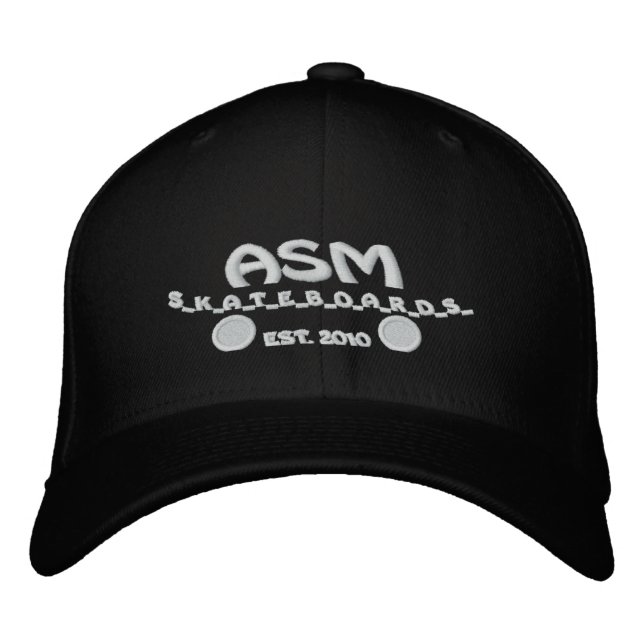 CASQUETTE de logo ASM Skateboards Flexfit (Devant)