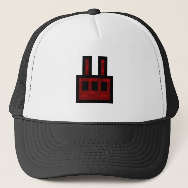 Casquette de logo de 8 de bit travaux de fer (Devant)