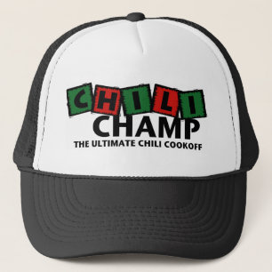 Casquette de logo de champion de piment