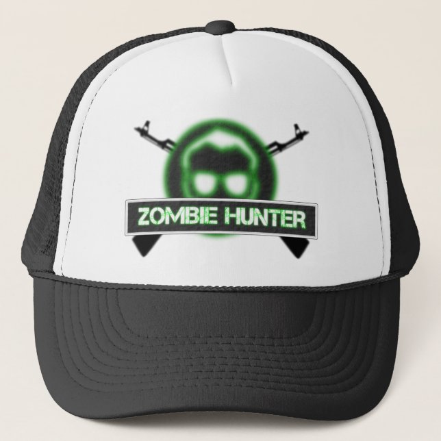 Casquette de logo de chasseur de zombi (Devant)