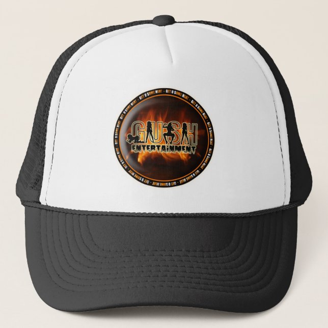 Casquette de logo de divertissement de jet (Devant)