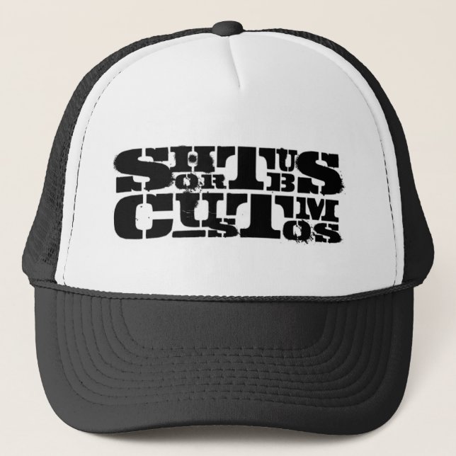 Casquette de logo de douane de Shortbus (Devant)