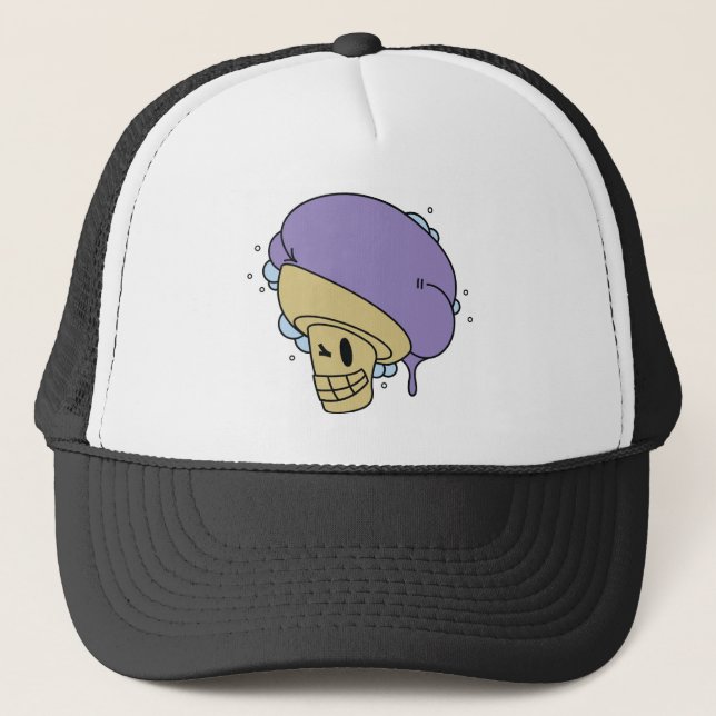Casquette de logo de magasin de la glace d'Ube (Devant)