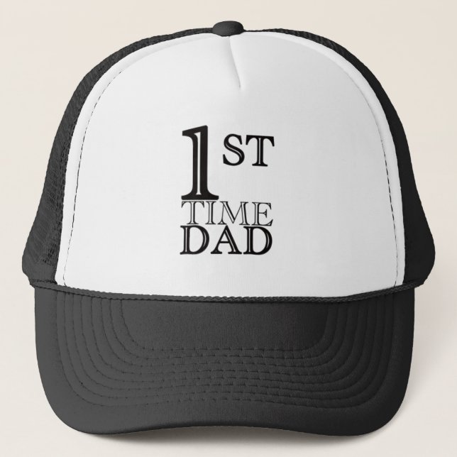 Casquette de logo de papa de première fois (Devant)