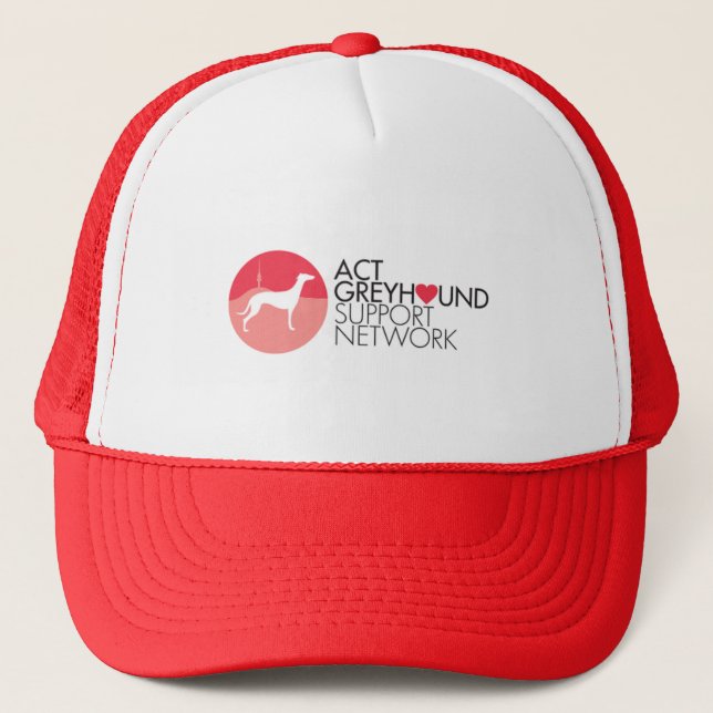 Casquette de logo de réseau de soutien de lévrier (Devant)