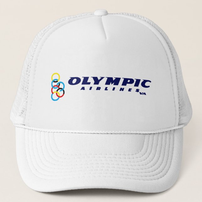 Casquette de logo d'Olympic Airlines (Devant)