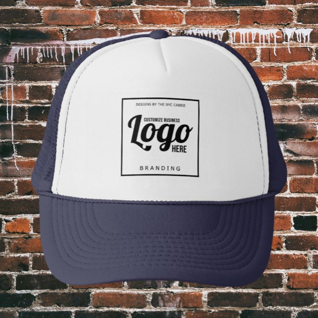 Casquette de logo personnalisé bleu (blue custom logo hat)