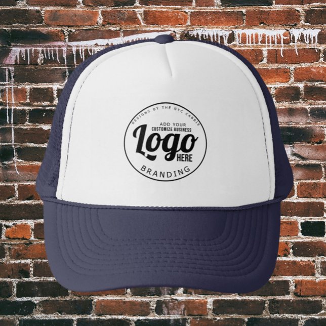 Casquette de logo personnalisé bleu (blue custom logo hat)