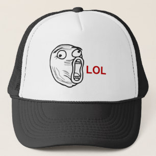 Casquette De LOL de rire visage bruyant Meme de rage