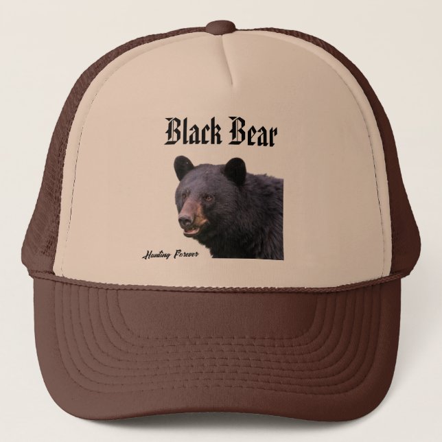Casquette de l'ours noir (Devant)