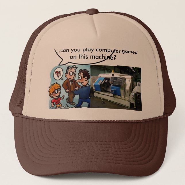 Casquette de machiniste de commande numérique par (Devant)