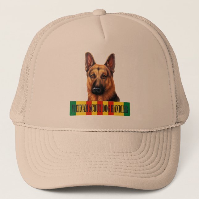 Casquette de maitre-chien de chien de scout du (Devant)
