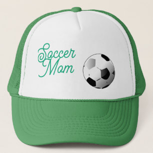 Casquette de Maman de Foot Vert et Blanc