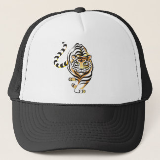 Casquette de marche de tigre de bande dessinée