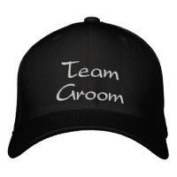 Casquette de Mariage de groupe d'équipe brodé
