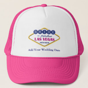 Casquette de mariée de Las Vegas.