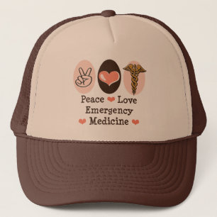 Casquette de médecine de secours d'amour de paix