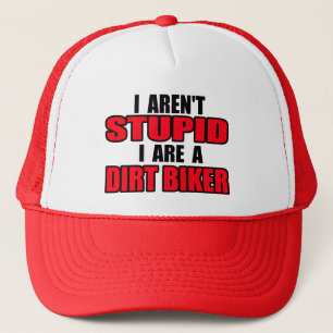 Casquette de moto cross Dirt Bike Pas Idiot Chapea