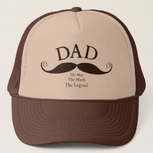 Casquette de moustache de papa