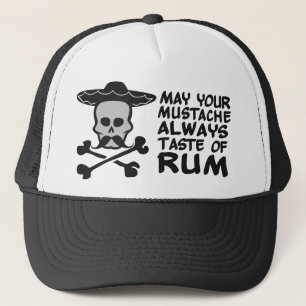 Casquette de moustache de rhum - choisissez la