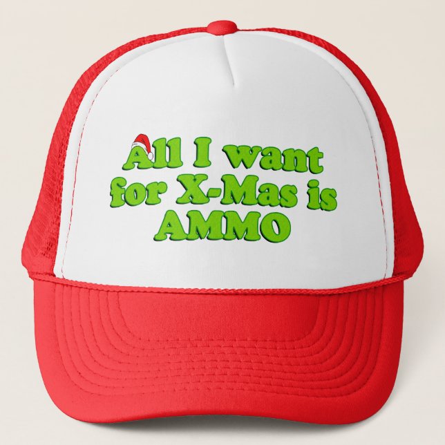 Casquette de munitions d'arme à feu de Noël (Devant)