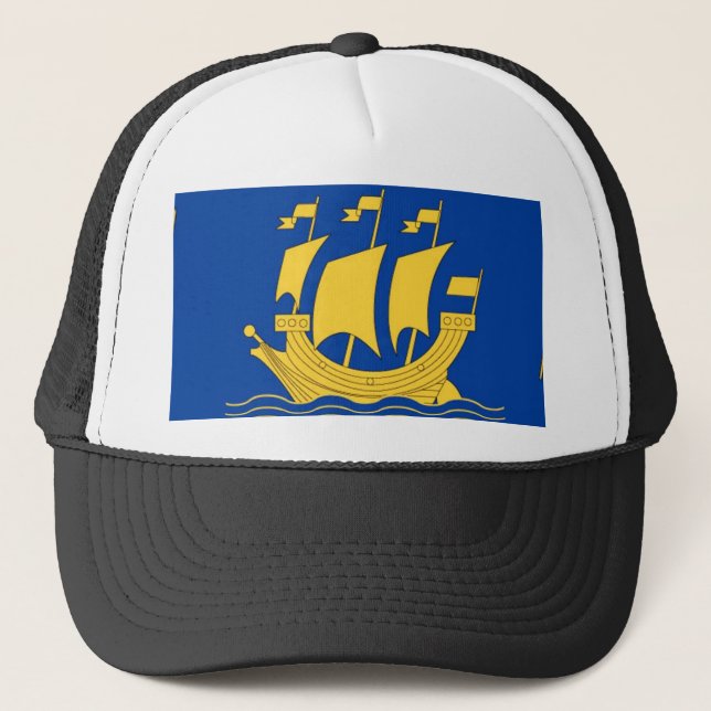 Casquette de navire jaune (Devant)