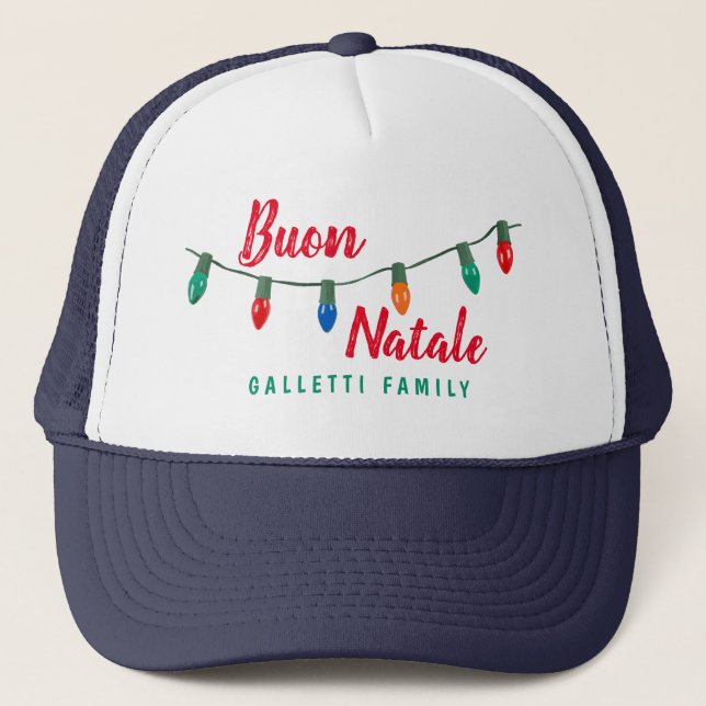Casquette de Noël de Buon Natale (Devant)