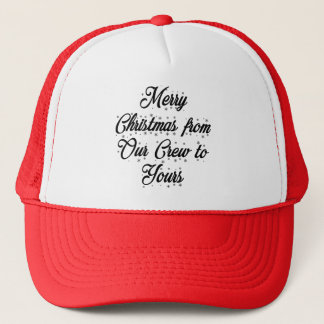 Casquette De notre équipage à votre : Joyeux chapeau de cami