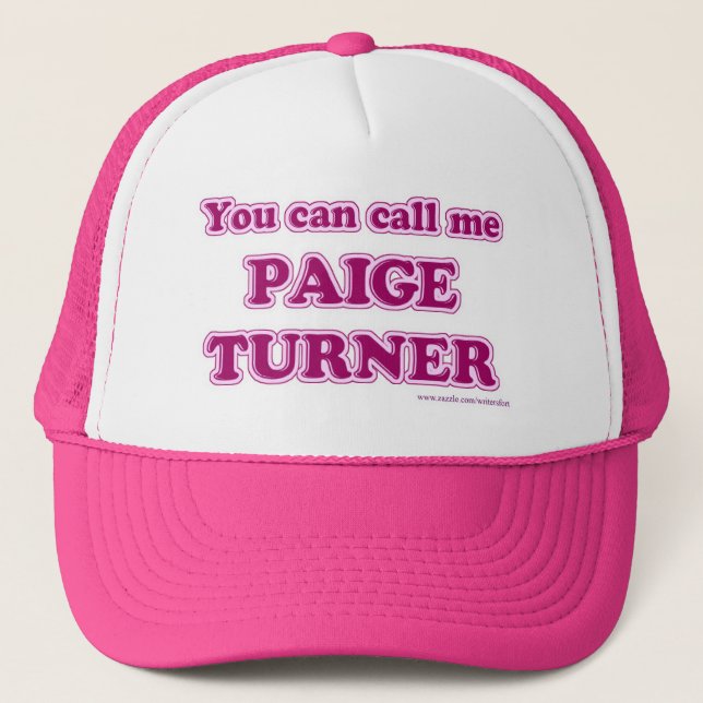 Casquette de Paige Turner (Devant)