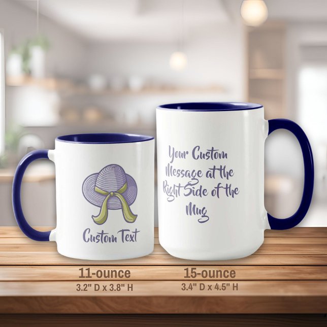 Casquette de paille Lilac Mug (Créateur téléchargé)