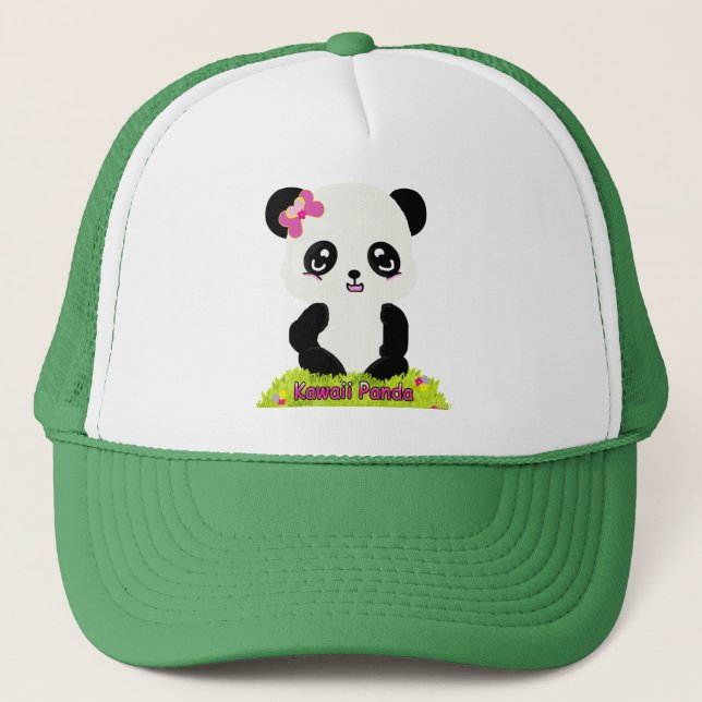 Casquette de panda de Kawaii (Devant)