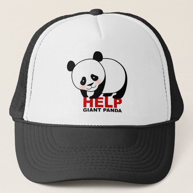 Casquette de panda géant d'aide (Devant)