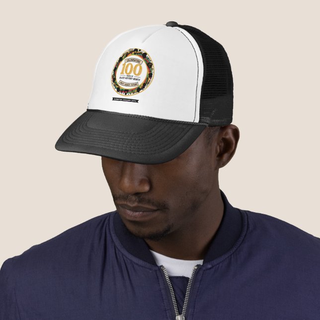 Casquette de papa brodée Mois de l'histoire des No (En situation)
