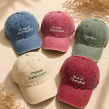 Casquette de papa brodée personnalisée | Casquette