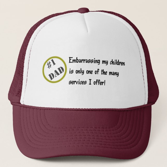 Casquette de papa du numéro un (Devant)