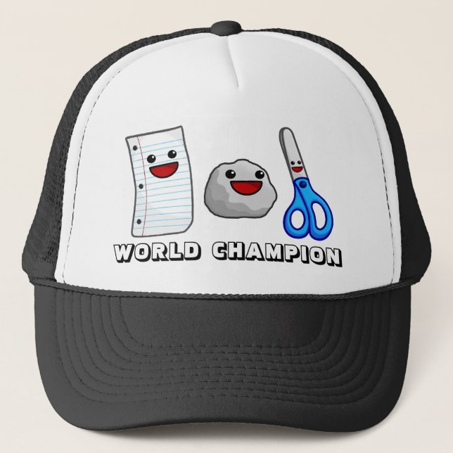 Casquette de papier délicieux de champion du monde (Devant)