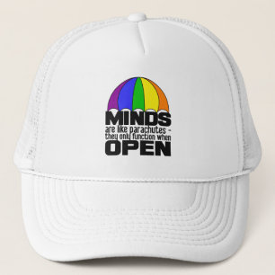 Casquette de parachute d'arc-en-ciel - choisissez