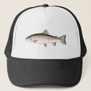 Casquette de pêche - poisson de truite arc-en-cie