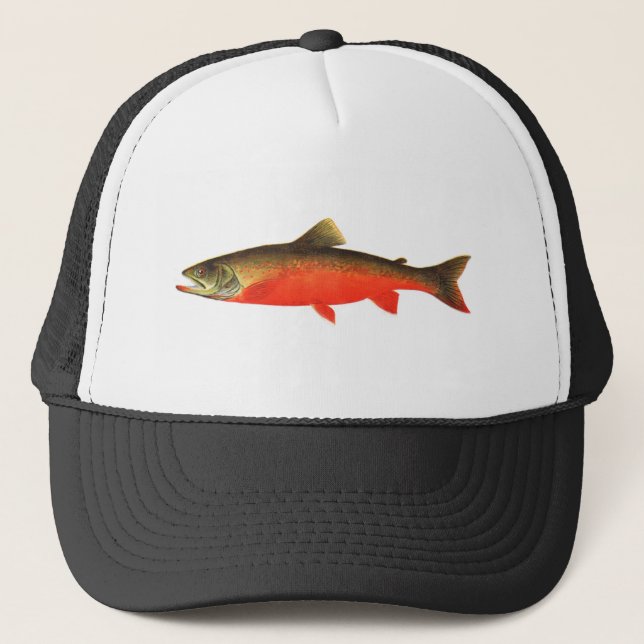 Casquette de pêche - poisson rouge canadien de (Devant)