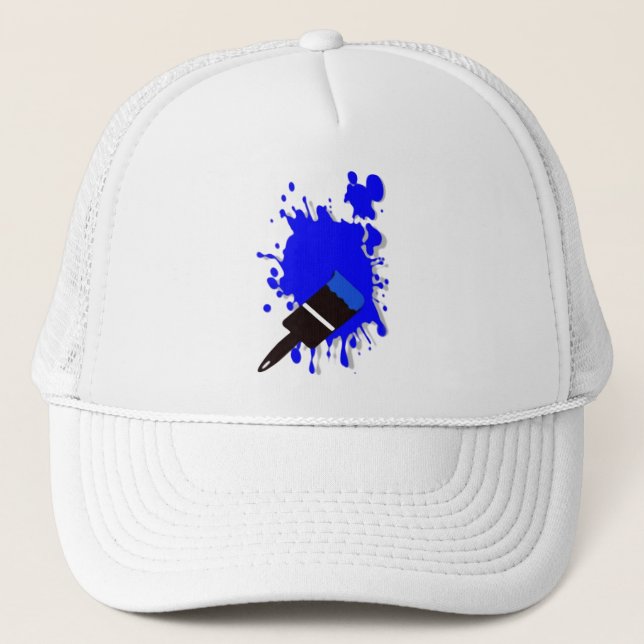 Casquette de peinture à éclaboussure (Devant)