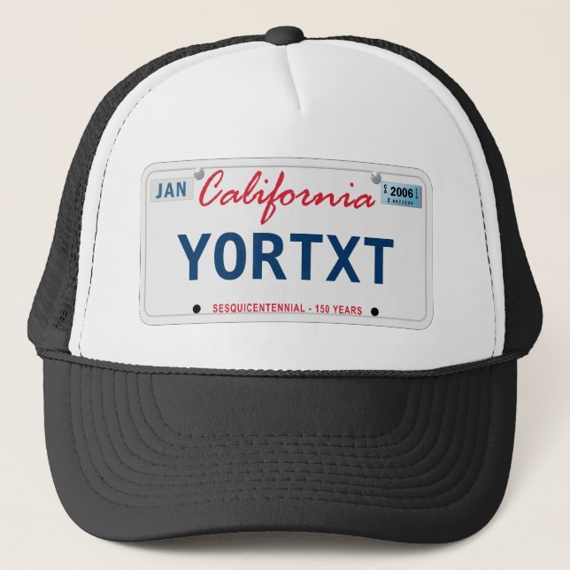 Casquette de permis de CA (Devant)