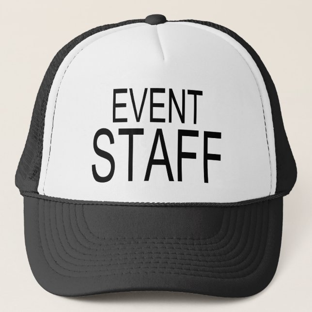 Casquette de personnel d'événement (Devant)