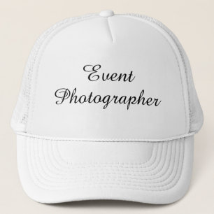 Casquette "de photographe d'événement"