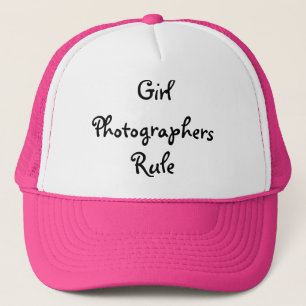 Casquette de photographes de fille