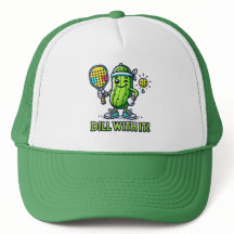 Casquette de Pickleball - Cute Cartoon Pickle avec