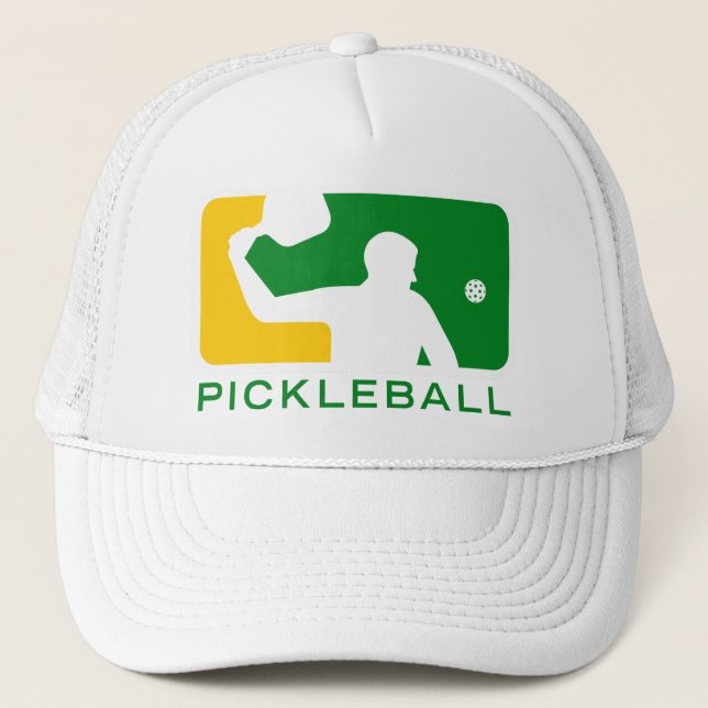 Casquette de Pickleball : Ligue (vert/jaune) (Devant)
