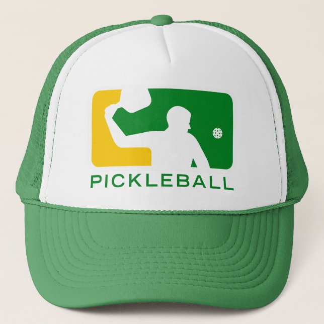 Casquette de Pickleball : Ligue (vert/jaune) (Devant)
