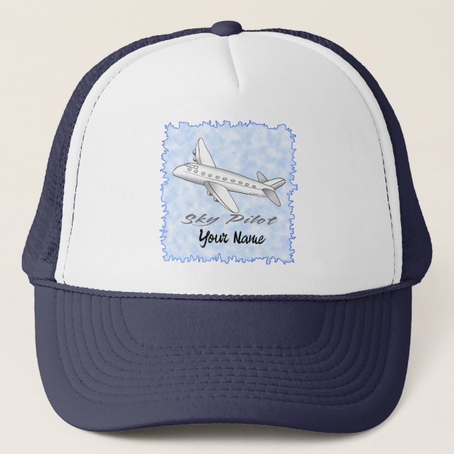 Casquette de pilote Sky Avion (Devant)