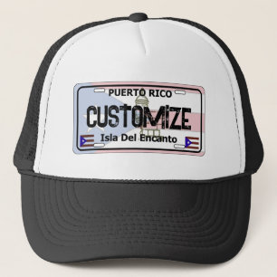 Casquette de plaque d'immatriculation Porto Rico p